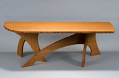Banyan Bamboo Coffee Table available in custom sizes from Seth Rolland custom furniture