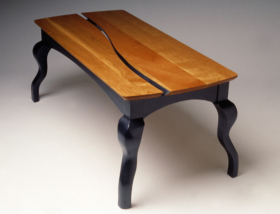 Rio Grande cherry coffee table by Seth Rolland Custom Furniture