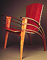 custom wood sculptural Chair