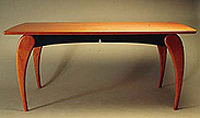 Janna's Dining Table, Cherry and Milk Paint 