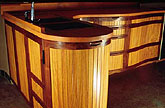 Taos Kitchen with walnut and oak cabinets
