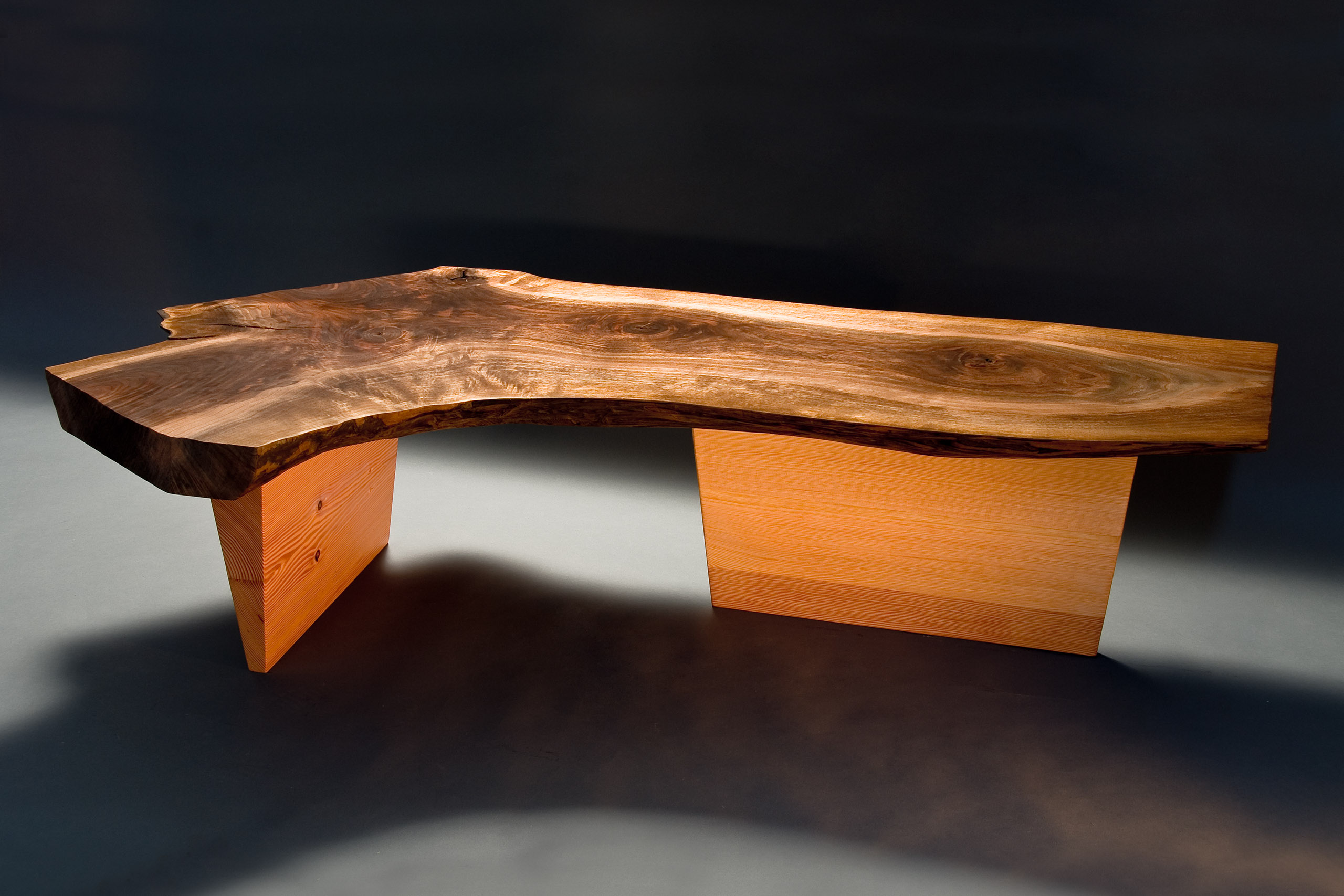 Walnut Bench Custom Hardwood Furniture Design - Seth Rolland