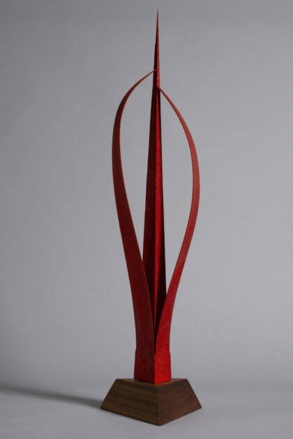 Sculpture from one piece of solid wood by Seth Rolland