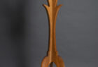 solid cherry coat tree designed and sculpted by Seth Rolland Custom Furniture