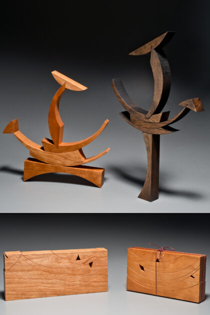 balance toy/ puzzle hand made from solid wood by Seth Rolland
